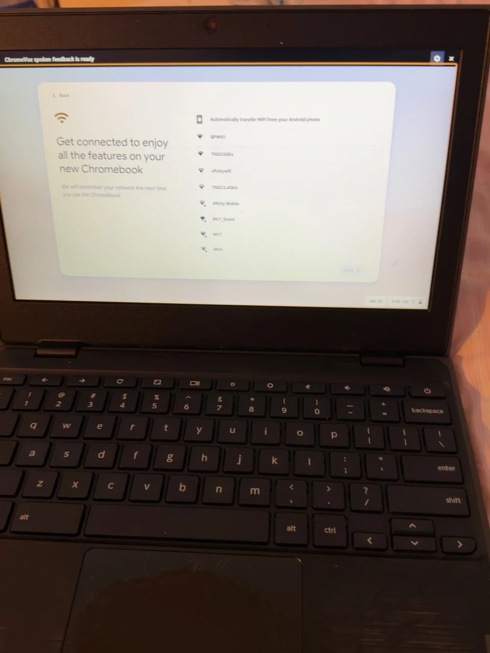 Lenovo Chromebook Laptop - Black.